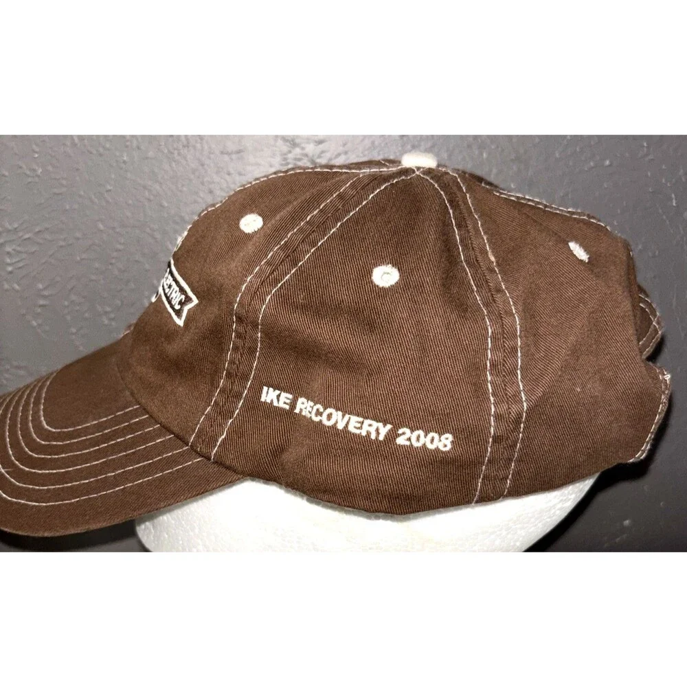 Ike Recovery 2008 60 Year Anniversary (1949-2008) Brown Cap GE Embroidered Patch